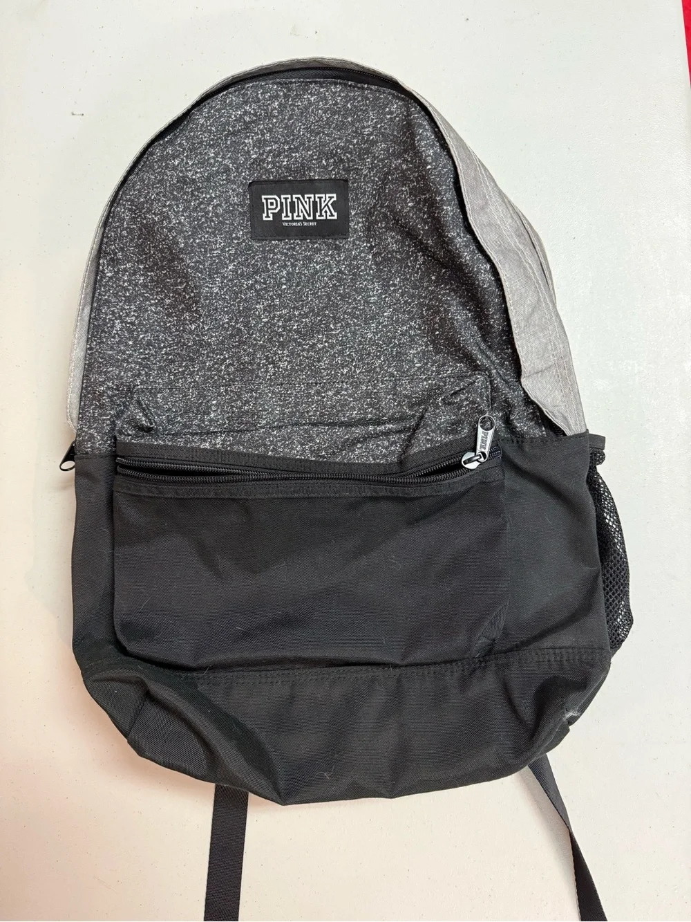 PINK Victoria's Secret Black & Gray women's Backpack